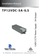 Предварительный просмотр 1 страницы Tactical Power Products TP12VDC-5A-ILS Installation Manual