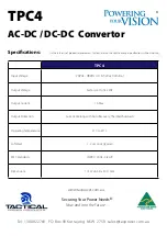 Preview for 4 page of Tactical Power Products TPC4 Installation Manual