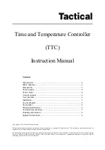 Tactical TTC Instruction Manual preview