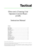 Preview for 1 page of Tactical UOP Instruction Manual