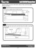 Preview for 3 page of Tactik Lock & Roll Soft Tonneau Installation Instructions Manual