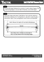 Preview for 6 page of Tactik Lock & Roll Soft Tonneau Installation Instructions Manual