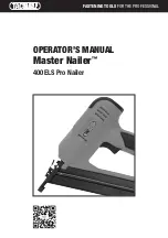 Preview for 1 page of tacwise 0733 Operator'S Manual