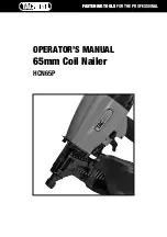 Preview for 1 page of tacwise HCN65P Operator'S Manual