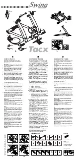 Preview for 1 page of Tacx CF Swing Manual