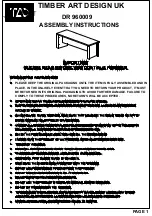 Preview for 1 page of TAD DR 960009 Assembly Instructions Manual