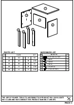 Preview for 3 page of TAD DR 960010 Assembly Instructions Manual