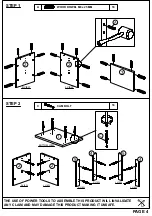 Preview for 4 page of TAD DR 960010 Assembly Instructions Manual