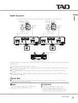 Preview for 11 page of TAD M1000 Owner'S Manual