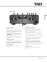 Предварительный просмотр 23 страницы TAD M1000 Owner'S Manual