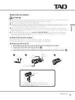 Предварительный просмотр 27 страницы TAD M1000 Owner'S Manual