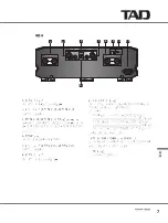 Preview for 79 page of TAD M1000 Owner'S Manual