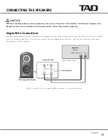 Предварительный просмотр 11 страницы TAD TAD-CR1 Owner'S Manual