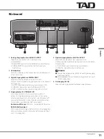 Preview for 55 page of TAD TAD-D1000TX Owner'S Manual