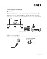 Preview for 9 page of TAD TAD TAD-M600 Owner'S Manual