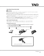 Preview for 11 page of TAD TAD TAD-M600 Owner'S Manual