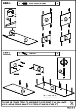 Preview for 4 page of TAD TV 900014 Assembly Instructions Manual