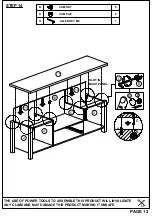 Предварительный просмотр 12 страницы TAD TV 900047 Assembly Instructions Manual