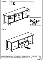 Предварительный просмотр 13 страницы TAD TV 900047 Assembly Instructions Manual