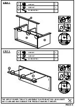 Preview for 8 page of TAD TV 900049 Assembly Instructions Manual