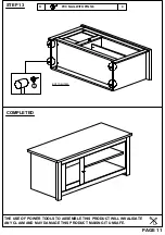 Preview for 11 page of TAD TV 900049 Assembly Instructions Manual