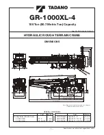 Предварительный просмотр 1 страницы Tadano GR-1000XL-4 Manual