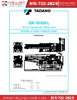 Preview for 1 page of Tadano GR-1000XL Manual