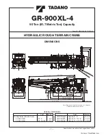 Tadano GR-900XL-4 Manual предпросмотр