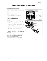 Preview for 18 page of Tadano RCS-FC1 Manual