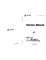 Tadano TM-2000-1 Service Manual preview