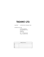 Preview for 194 page of Tadano TM-2000-1 Service Manual