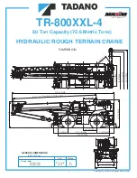 Tadano TR-800XXL4 Manual preview