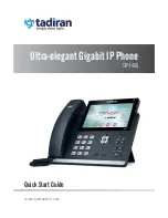 Tadiran Telecom SIP-T48G Quick Start Manual preview