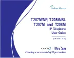 Предварительный просмотр 1 страницы Tadiran Telecom T207M/NP User Manual