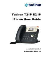 Preview for 1 page of Tadiran Telecom T21P E2 User Manual