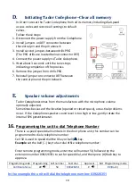 Preview for 18 page of Tador KX-T918-AVL Instruction Manual