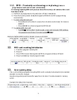 Предварительный просмотр 8 страницы Tador KX-T927-MTL-Rfid Instruction Manual