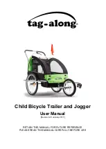 TAG-ALONG CHILD BICYCLE TRAILER AND JOGGER User Manual preview
