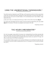 Preview for 11 page of TAG Heuer Calibre 17 Instructions And Guarantee Card