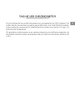 Preview for 10 page of TAG Heuer CALIBRE 8 Instructions And Guarantee Card