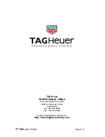 Предварительный просмотр 8 страницы TAG Heuer HL 210 User Manual