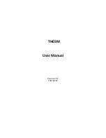 TAG Heuer TH03M User Manual preview