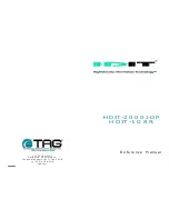 TAG HDIT-2000I-DP Reference Manual предпросмотр