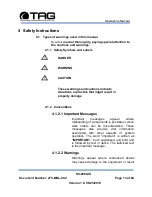 Preview for 13 page of TAG SV-2000-IX Operation Manual