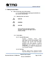 Preview for 13 page of TAG SV-2001-THS Operation Manual