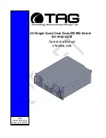 Предварительный просмотр 1 страницы TAG SV-4102-X214 Operation Manual