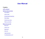 Предварительный просмотр 2 страницы TAG TM921 User Manual