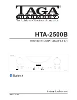 Taga Harmony HTA-2500B Instruction Manual preview