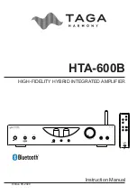 Preview for 1 page of Taga Harmony HTA-600B Instruction Manual