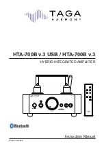 Preview for 1 page of Taga Harmony HTA-700B v.3 Instruction Manual